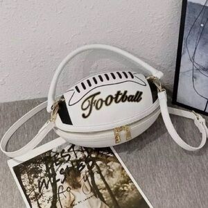 & Other Stories White and Black Crossbody Bag